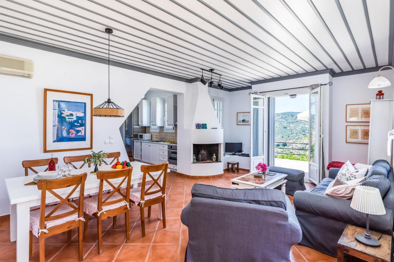 Villa Nina Skopelos- Private Pool - Magnificent Views Extérieur photo