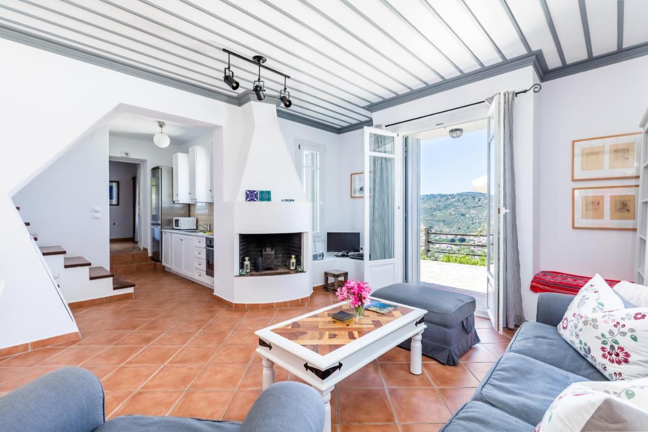 Villa Nina Skopelos- Private Pool - Magnificent Views Extérieur photo